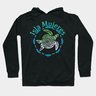 Isla Mujeres Tribal Turtle Hoodie